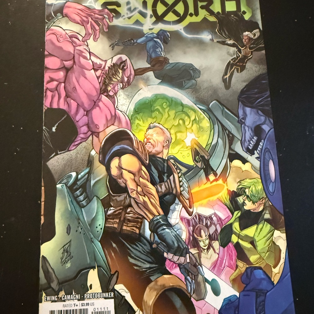 Marvel Circus of the Mighty Comic Book with Red and Blue